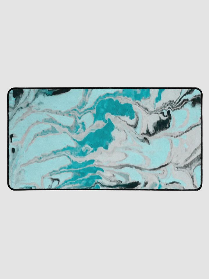 Fluid Turquoise Art Desk Mat product image (1)