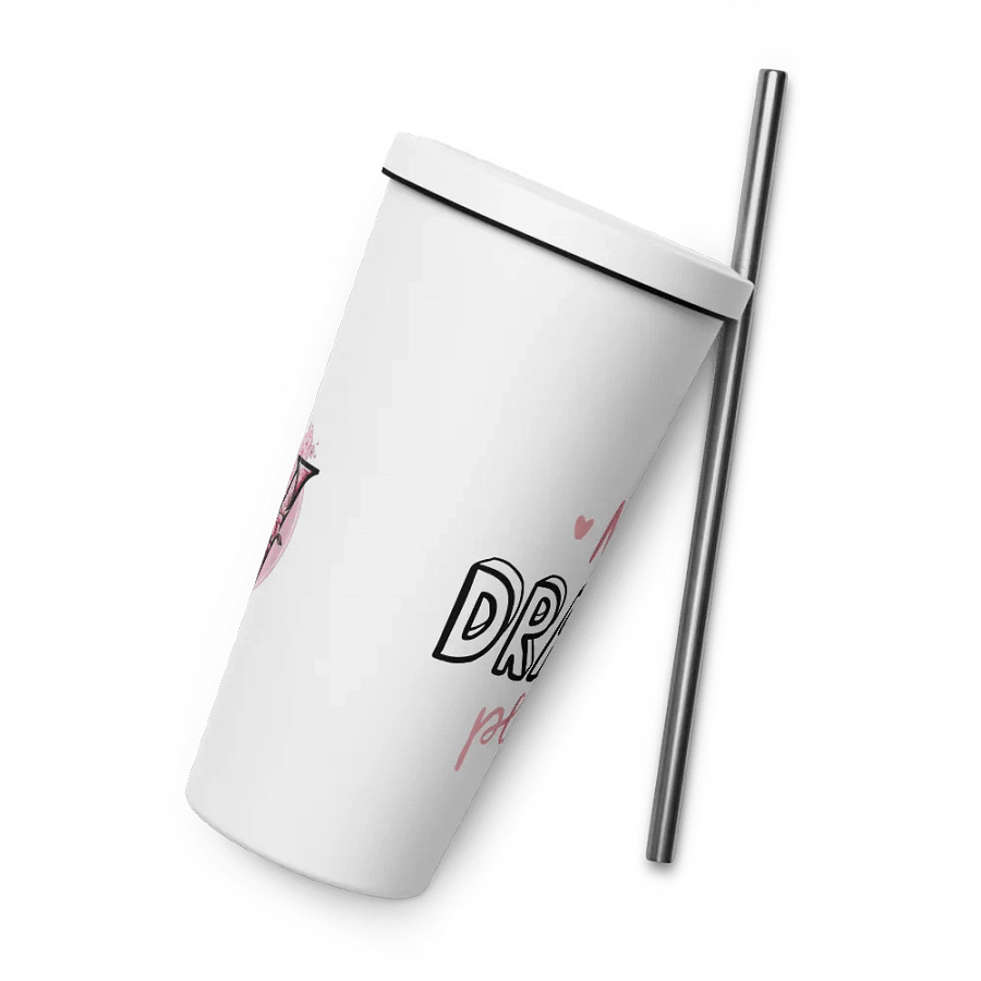 Vaso de acero inoxidable con pajita product image (6)
