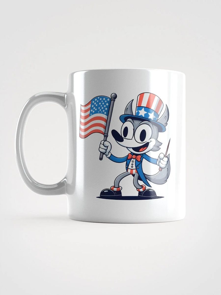 Patriotic Wolf Mug product image (6)