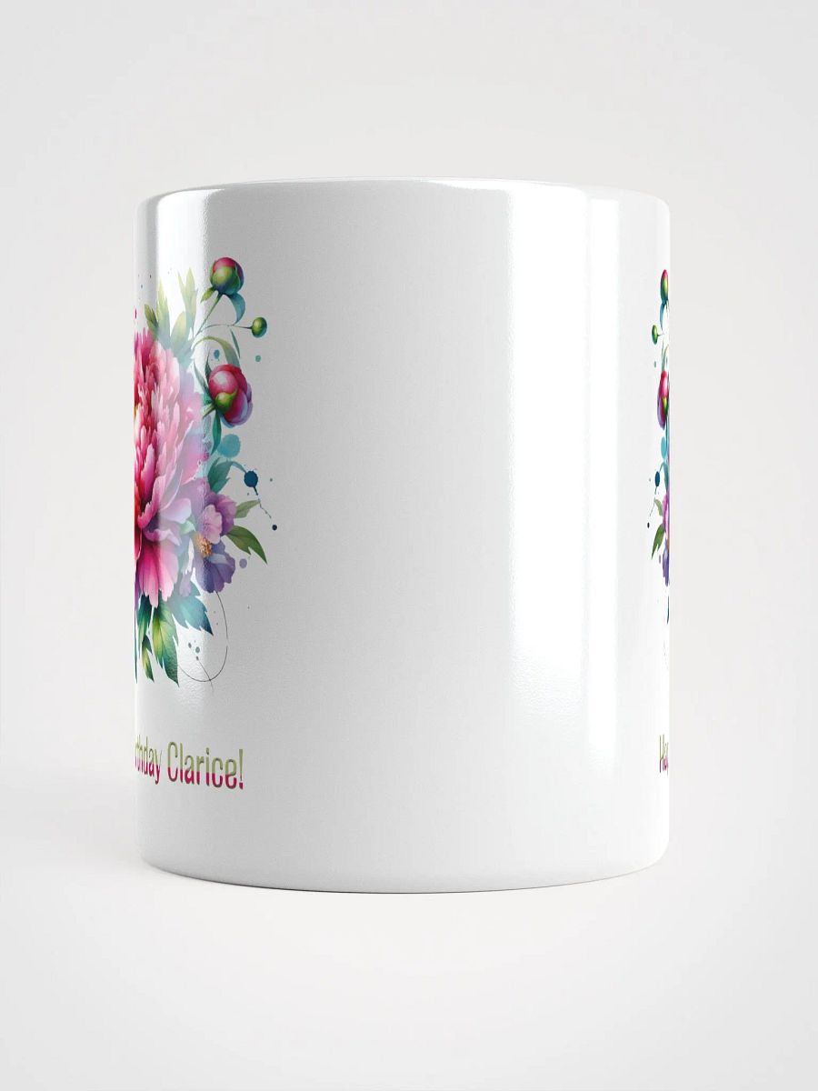 Happy Birthday Clarice White Glossy Mug product image (5)