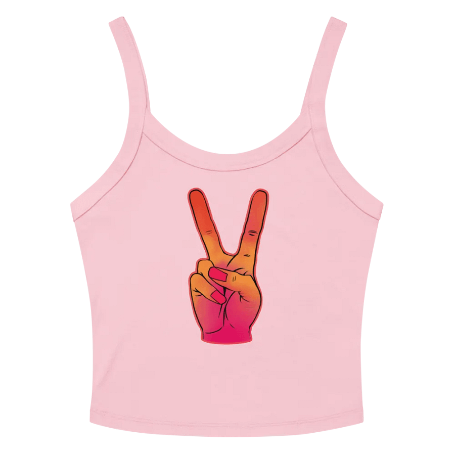 Sunset Peace Ribbed Tank Top product image (2)