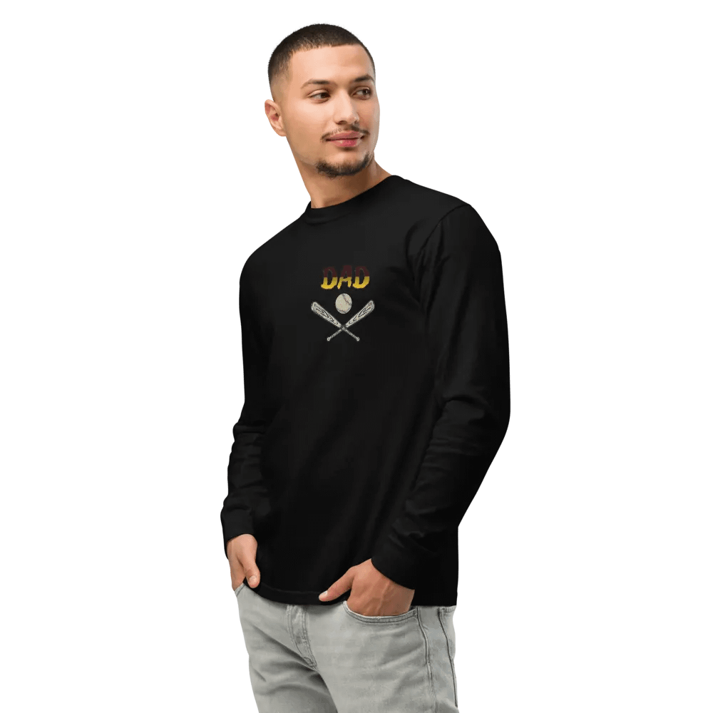 Vintage DAD Baseball Long Sleeve Shirt product image (3)