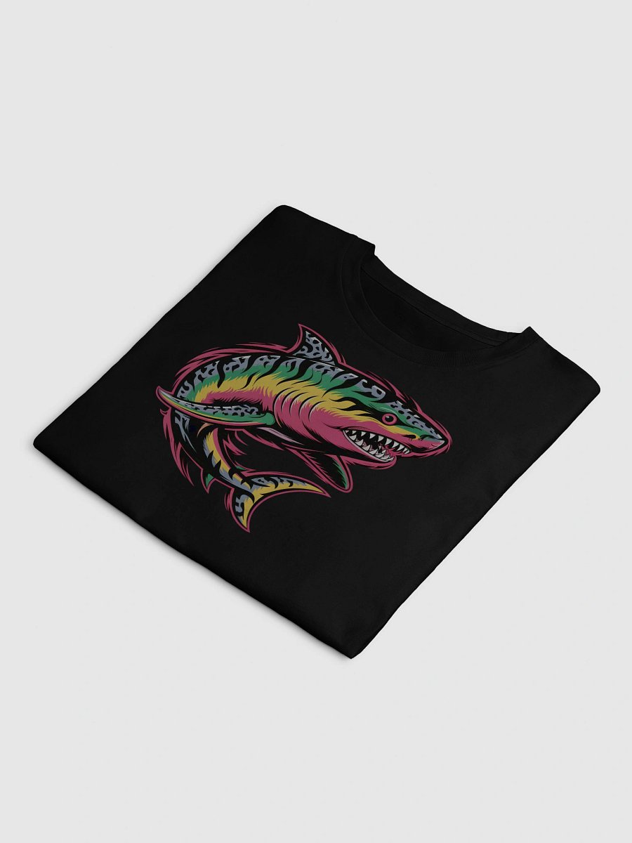 Vibrant Shark Attack Women's Crop Top product image (4)