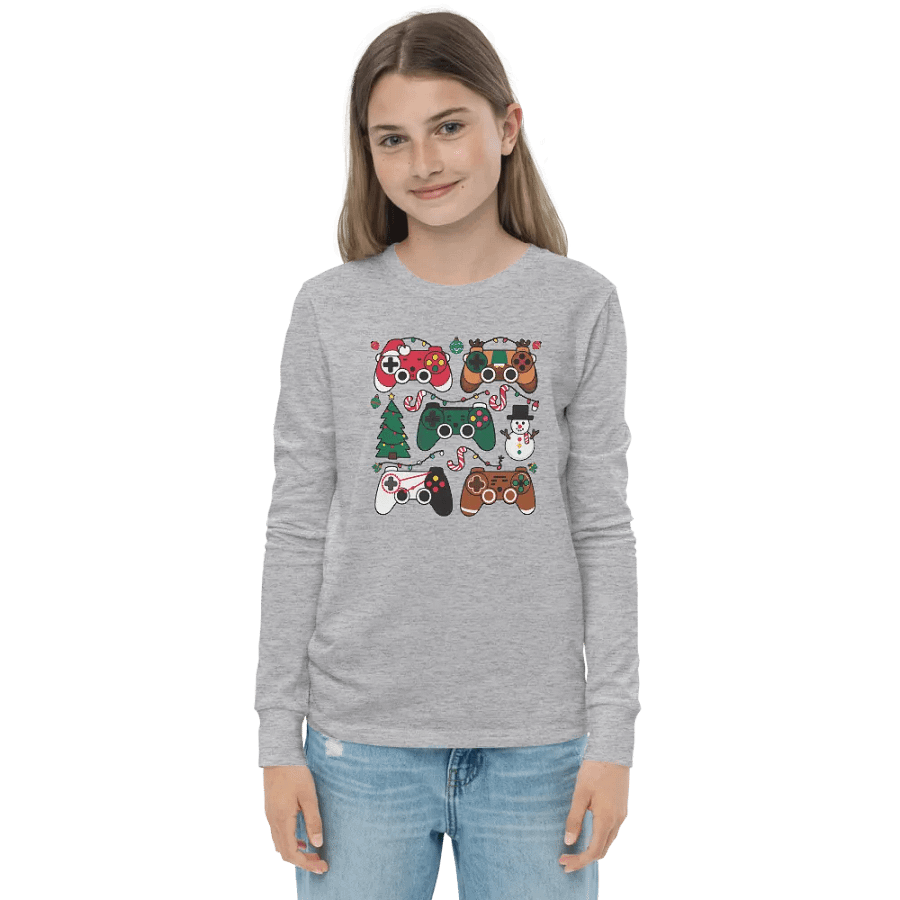 Festive Gamer's Delight Long Sleeve Tee product image (4)