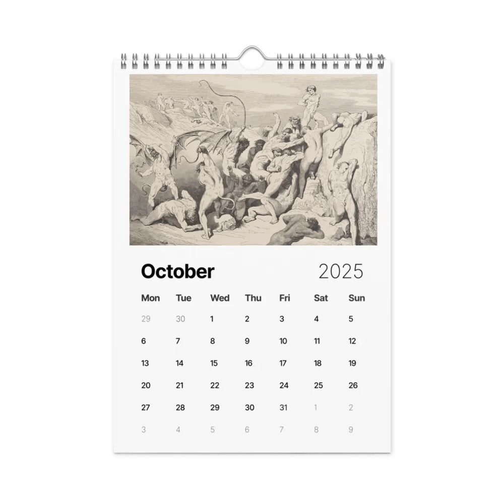 INFERNO 2025 calendar! product image (11)