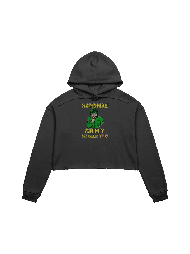 Sandman Army Crop Hoodie product image (1)