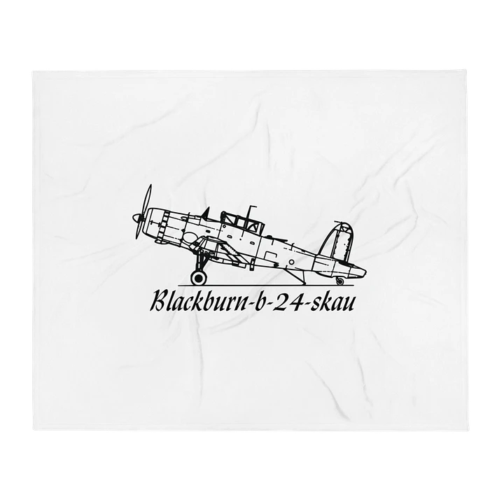 Blackburn b 24 skau Aircraft. Mystic Night Throw Blanket product image (13)