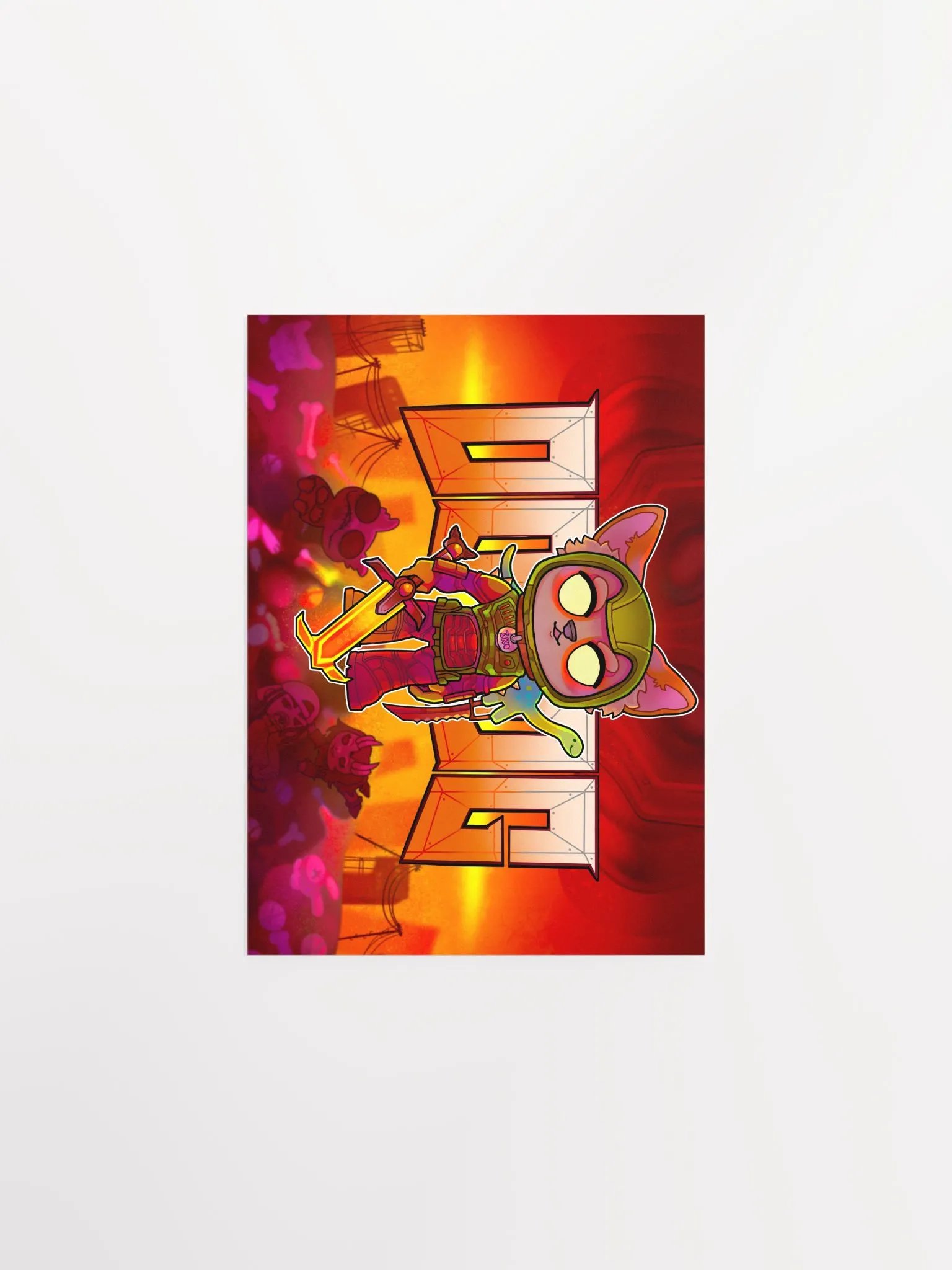 DOOG UNFRAMED RECTANGULAR PRINT product image (1)