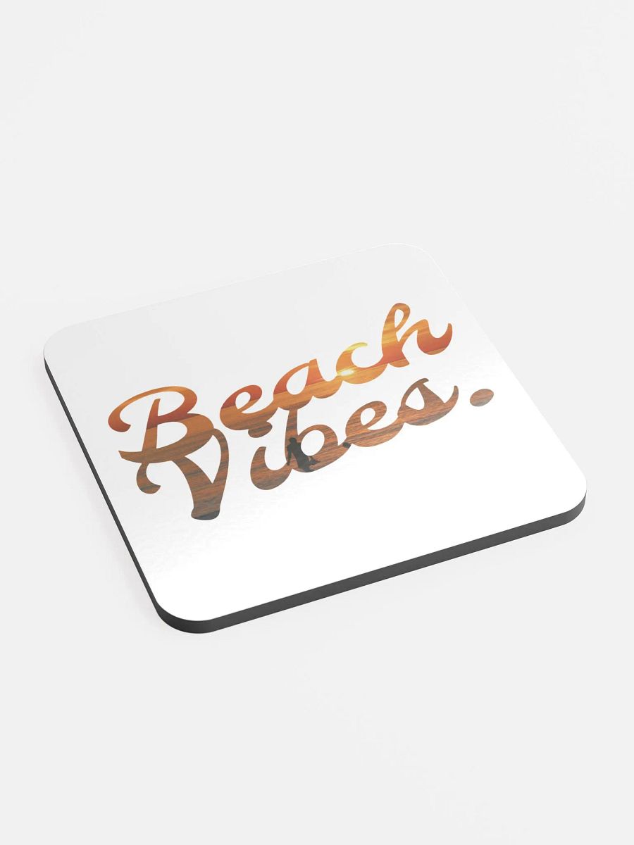 Beach Vibes Sunset Silhouette Coaster product image (2)