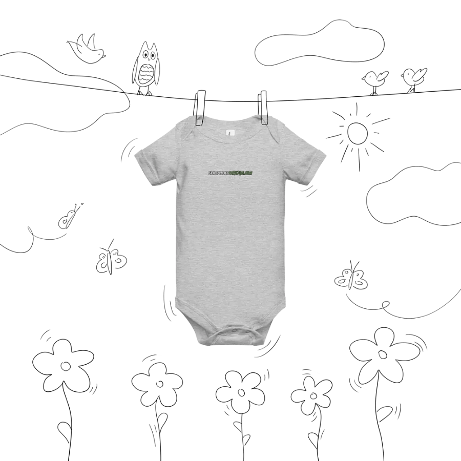SulphurThreads Baby Embroidered Onesie product image (10)