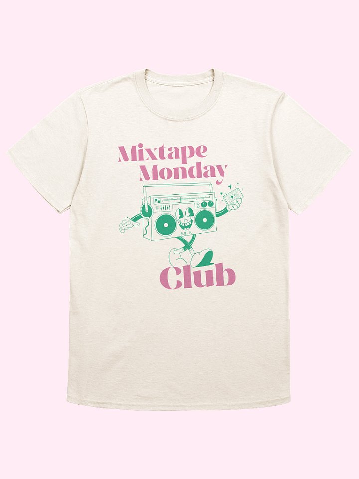 Mixtape Monday Club Tee // Pink & Green product image (1)