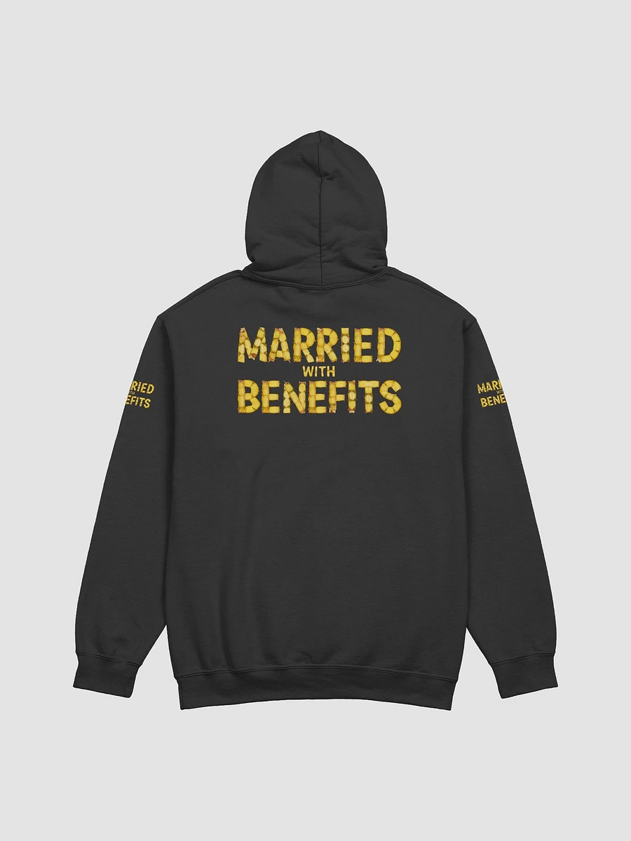 Back print Married With Benefits Pineapple Writing Hoodie product image (22)