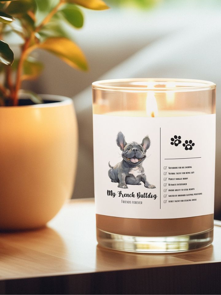 Happy Mother's Day Frenchie: Unscented Soy Candle product image (1)