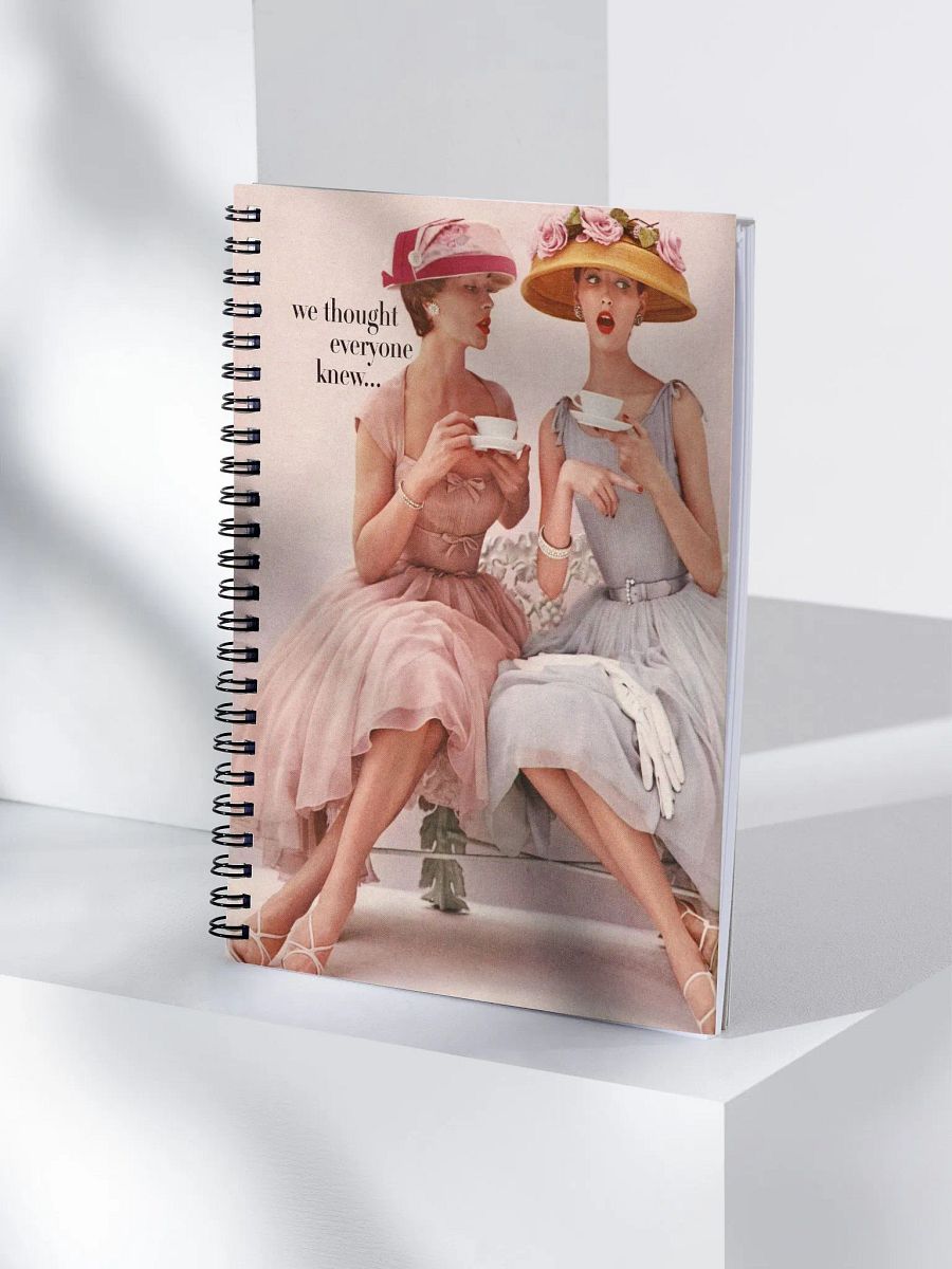Two ladies at tea notebook product image (4)