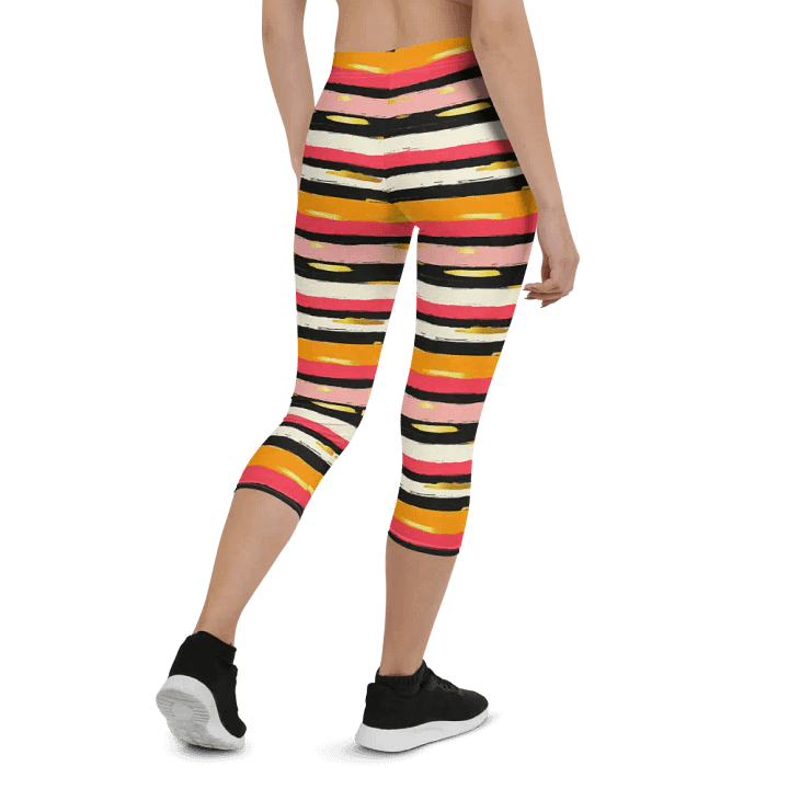 Stripes of Mental Health Capris product image (2)