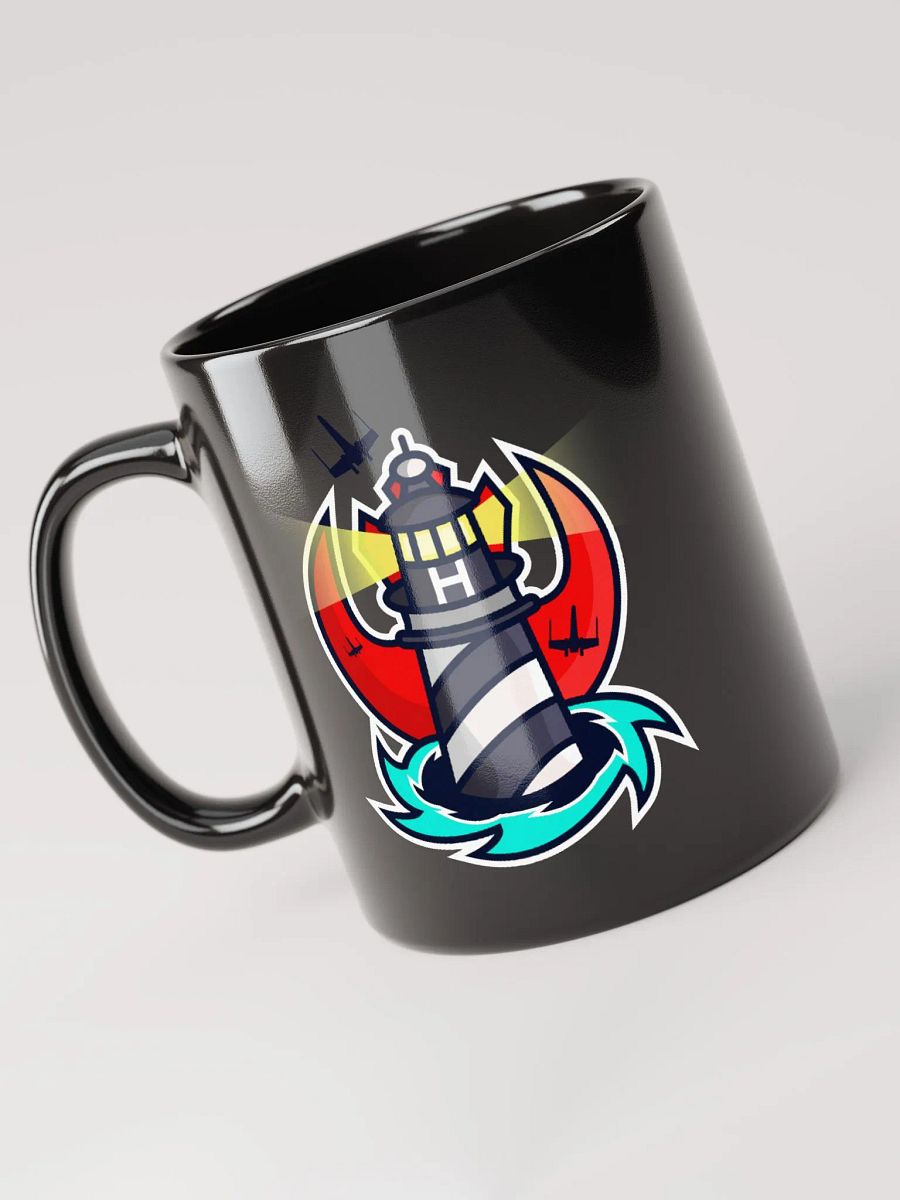 Retro Logo Black Glossy Mug product image (3)