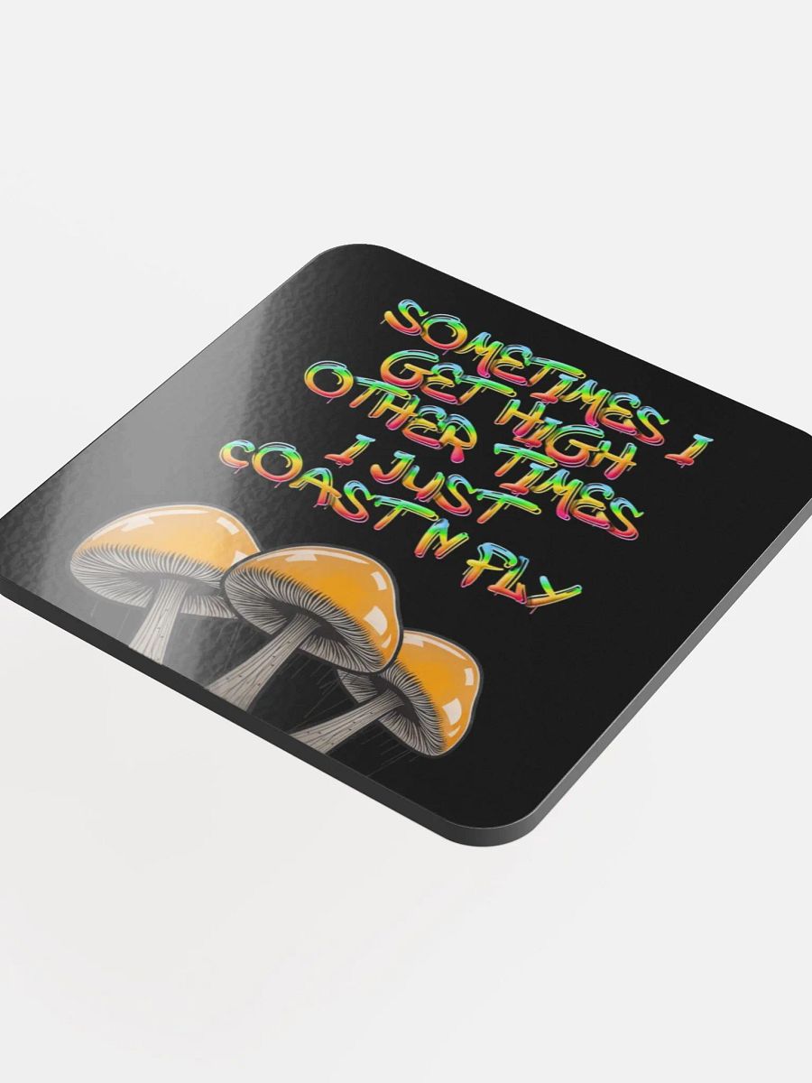Trippy mushroom VIBES Coaster product image (4)