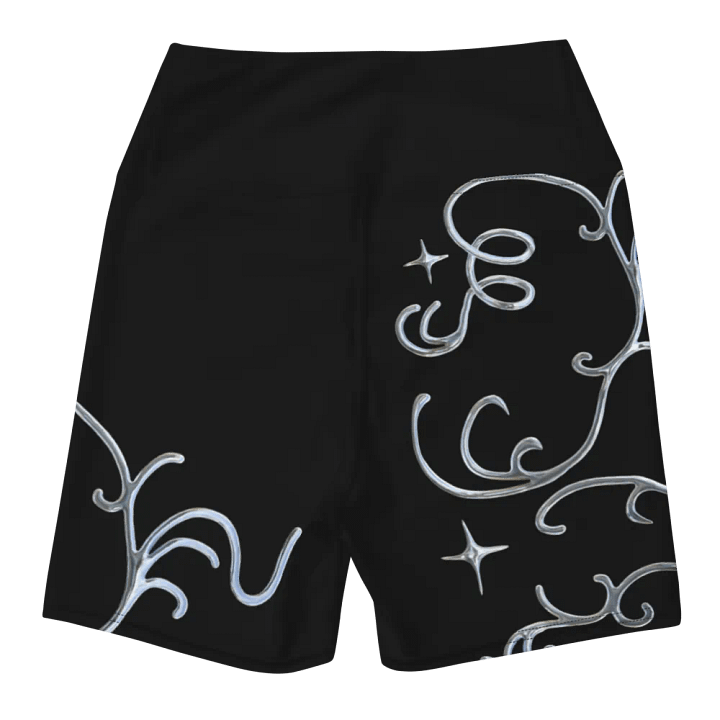 Metallic Whimsy Yoga Shorts product image (2)