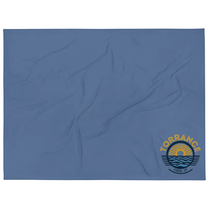 TUSD/CSEA Sun & Waves Throw Blanket product image (2)