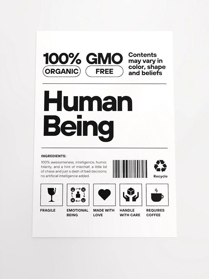 Human Being | Poster product image (1)