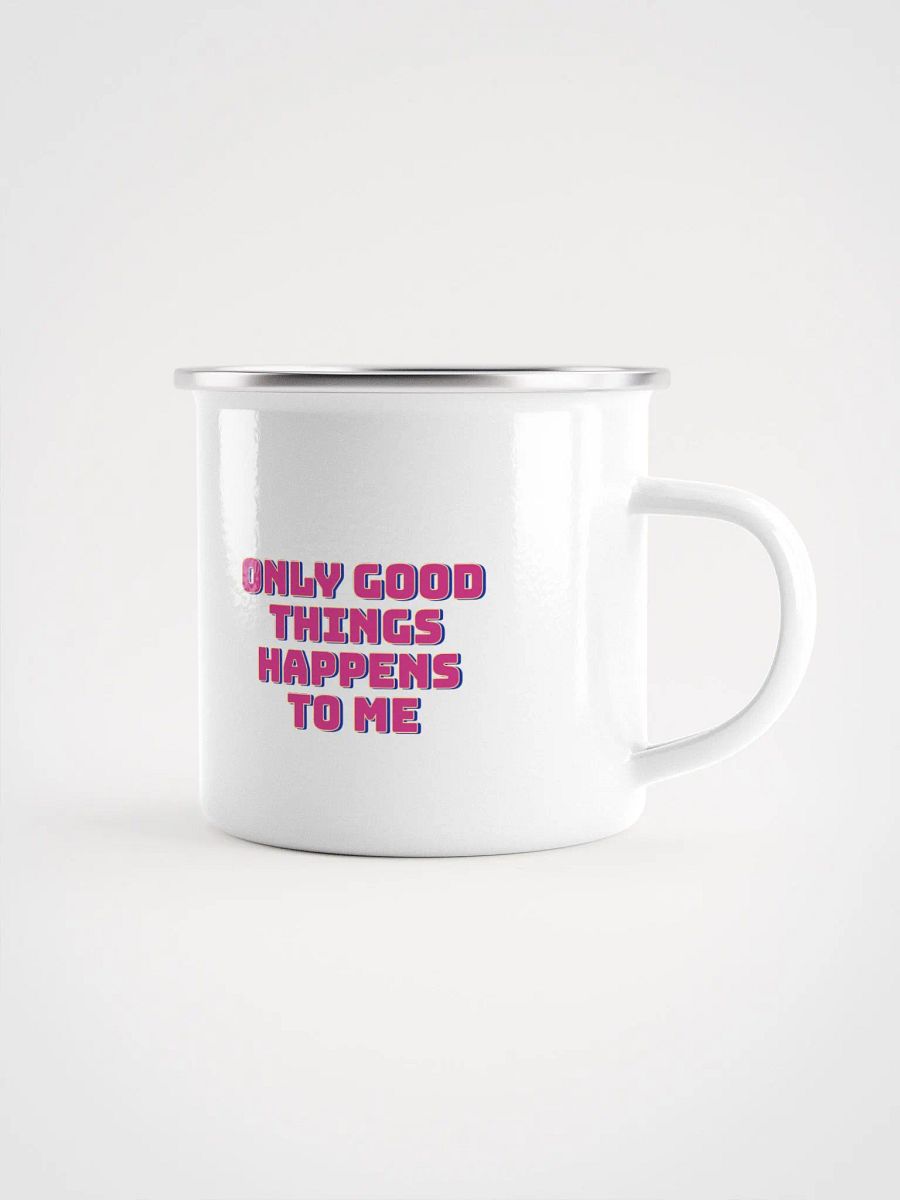 Positive Vibes Enamel Mug product image (1)