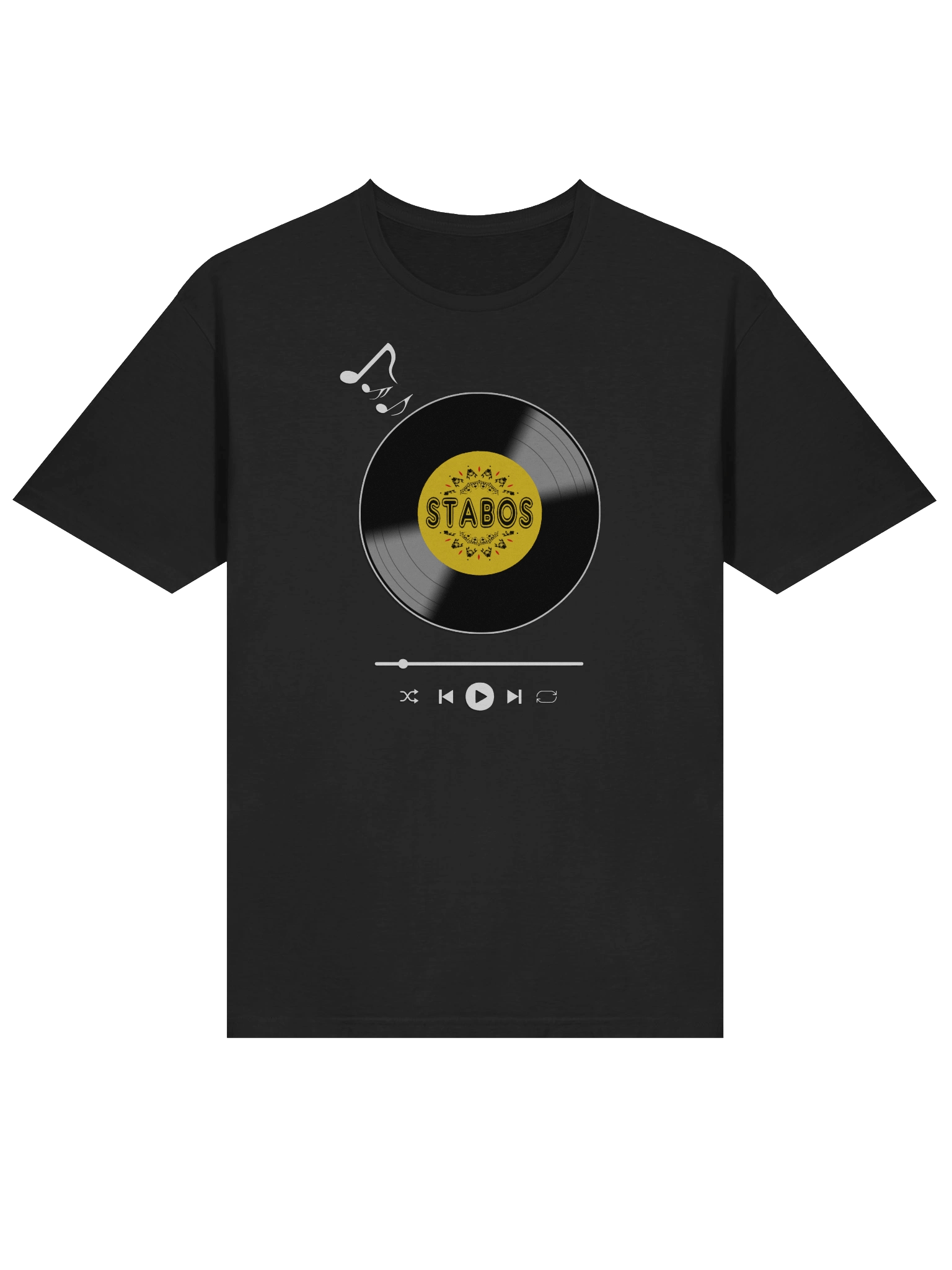 Retro Stabos Vinyl Record Music T-Shirt product image (3)