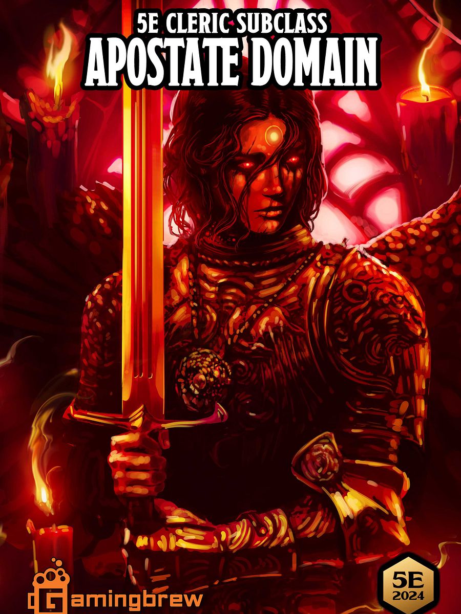 Apostate Domain | 5E 24 Cleric Subclass product image (1)