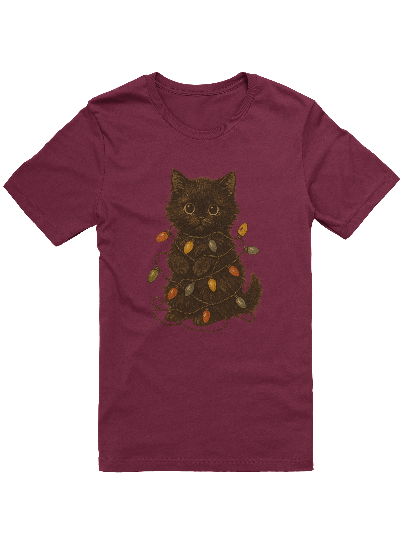 Fluffy Kitten String Lights T-Shirt product image (13)