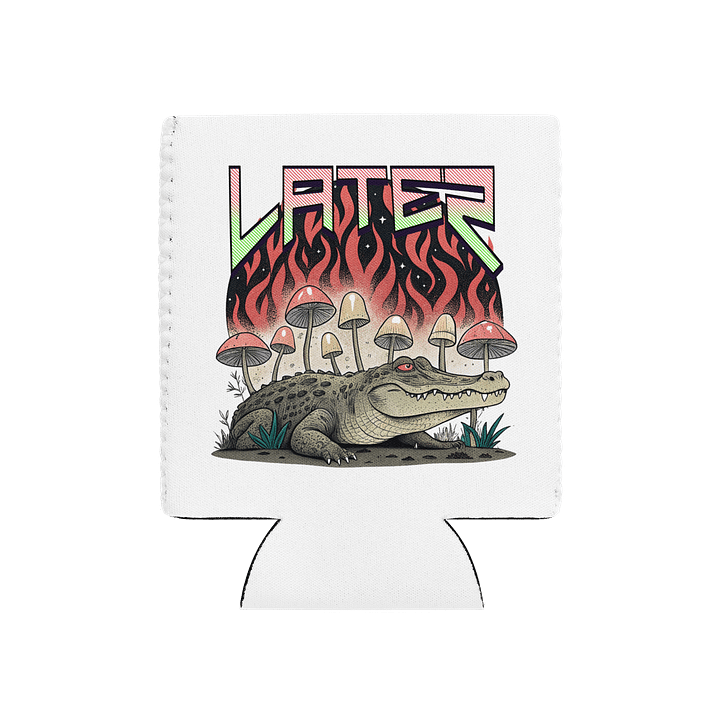 Later Alligator Mushroom Crocodile Can Cooler product image (2)