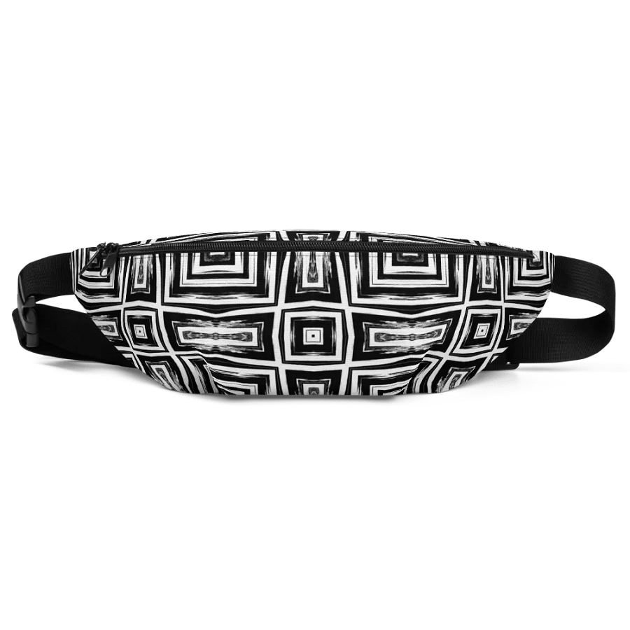 Abstract Monochrome Repeating Pattern Fanny Pack product image (3)