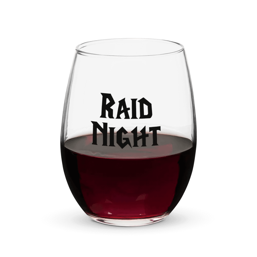 Raid Night | World of Warcraft | Wine Glass product image (3)
