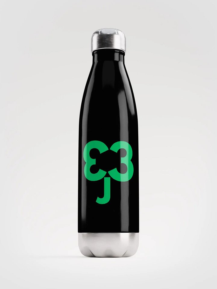 St. Patricks Day Text Clover Stainless Water Bottle product image (1)
