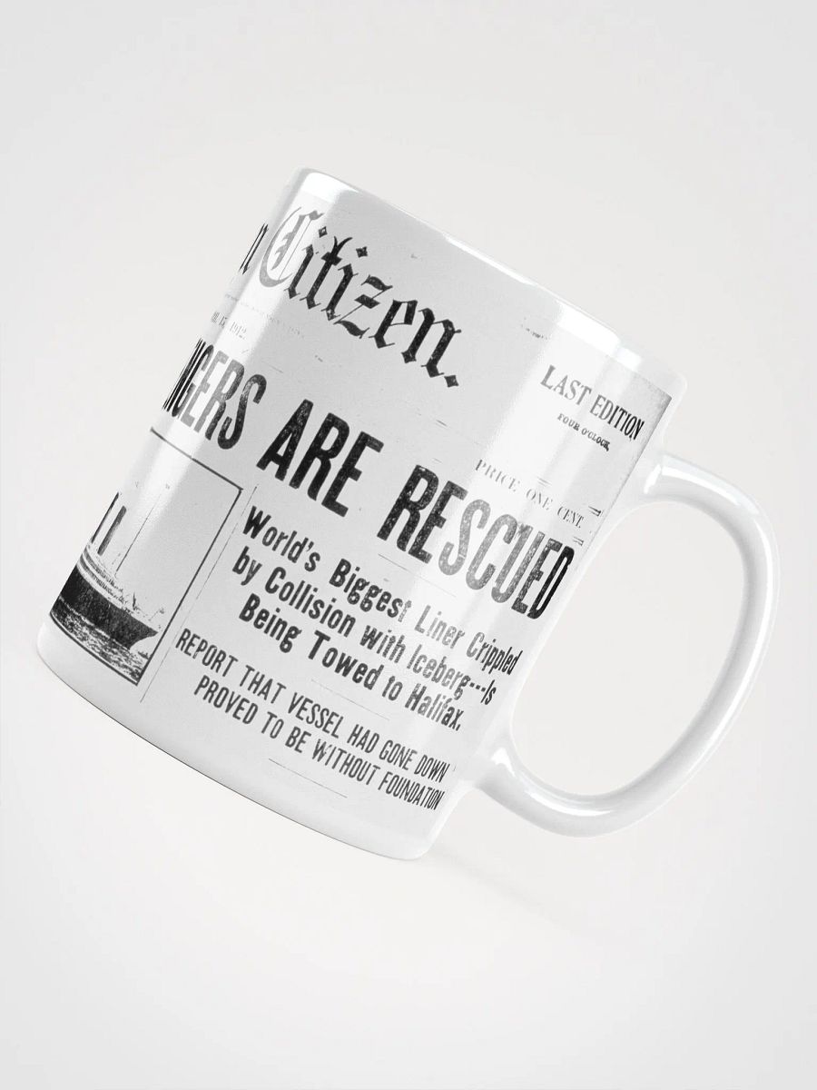 Titanic Survives! Newspaper Mug product image (5)
