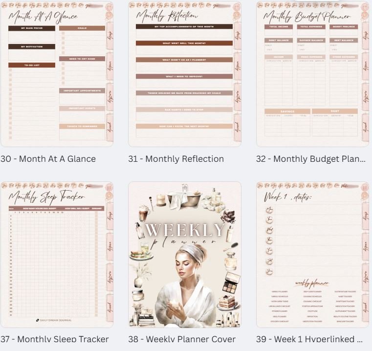 💅 The Boss Babe Planner (Reusable Year After Year) product image (5)