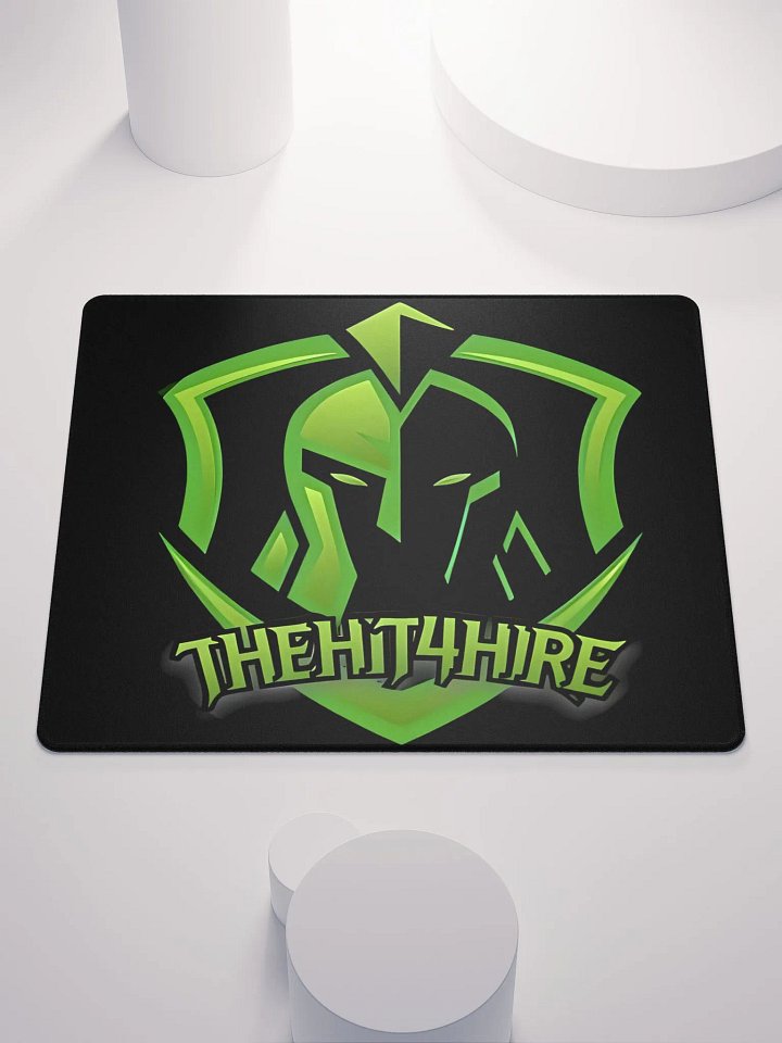 TheHit4Hire Logo Gaming Mouse Pad product image (1)