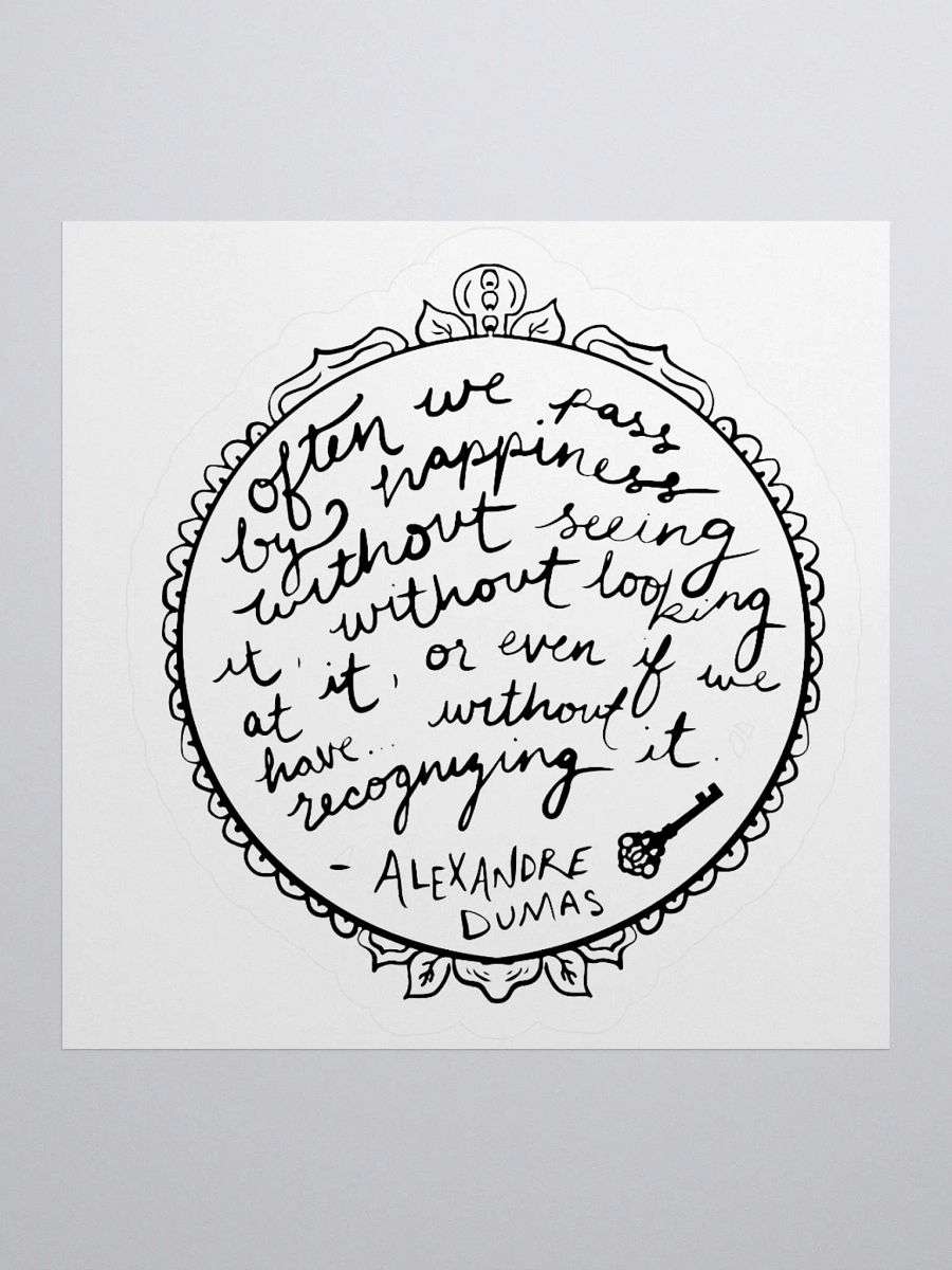 "Recognize Happiness" Sticker product image (1)