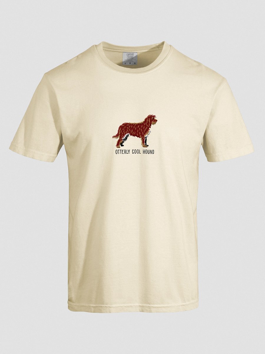 Otterly Cool Hound T-Shirt(Embroidered) of an Otterhound(Chocolate) product image (42)