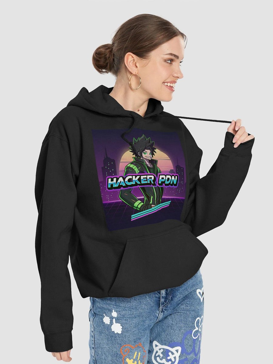 Neon Hacker City Classic Hoodie product image (63)