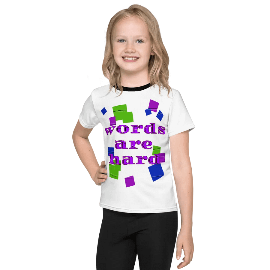 Words are hard Kids T-Shirt product image (1)