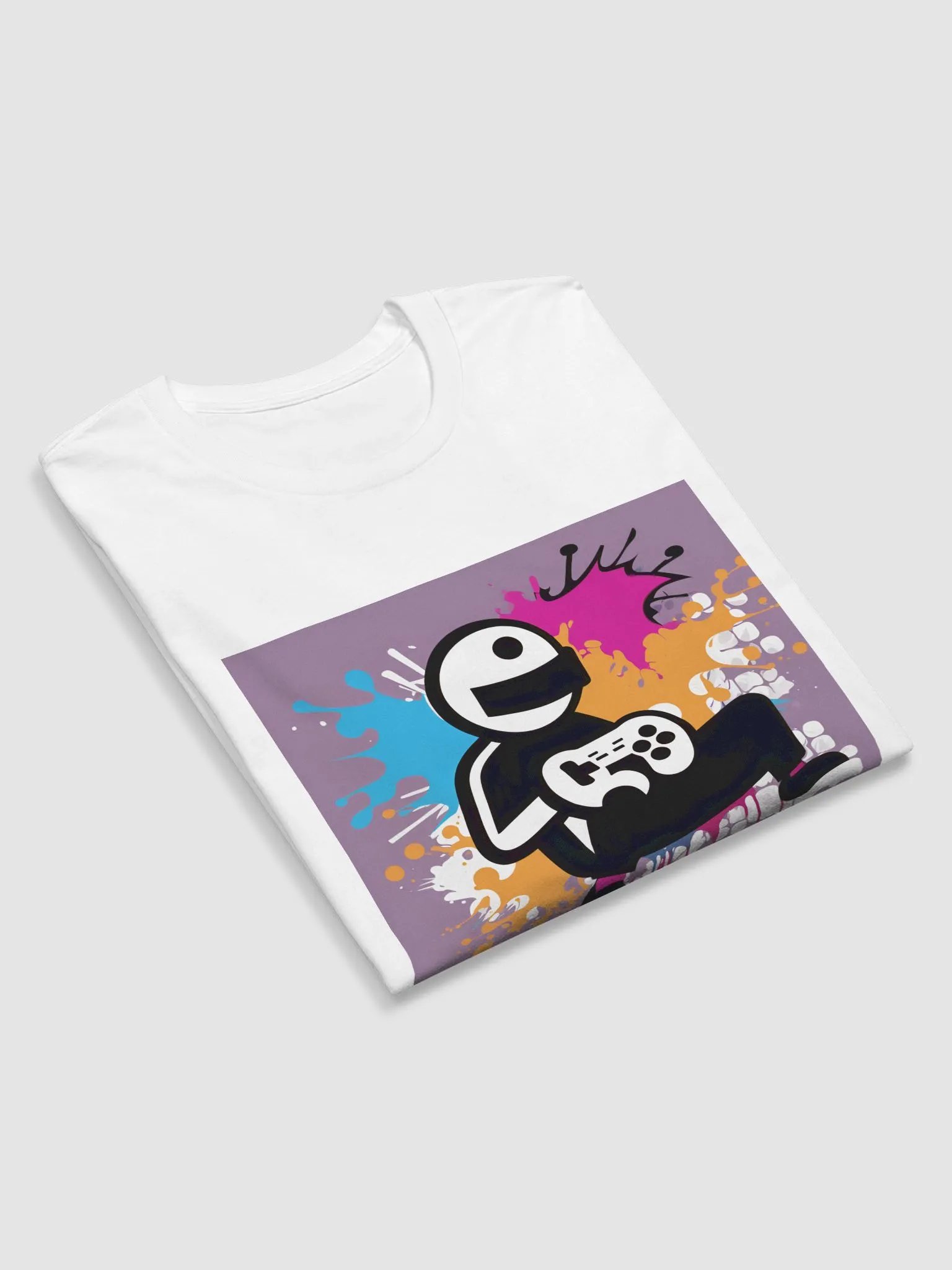 Gamer Graffiti Men Long Slew Crew product image (6)