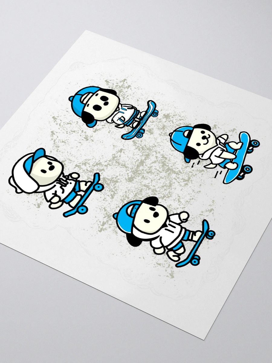 Skater Pup Crew Sticker Set product image (9)