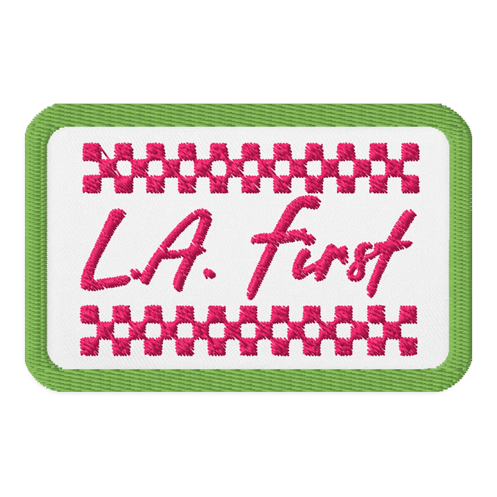 LA First Embroidered Patch product image (1)