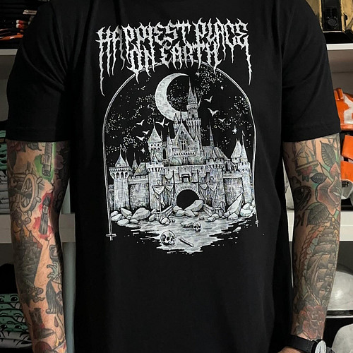 Disneyland but make it metal💀

Dark Theme Park designs are available now.
💀Link in Bio
#nohopesupplyco