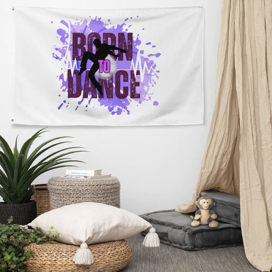 Born to Dance His Silhouette Flag product image (5)