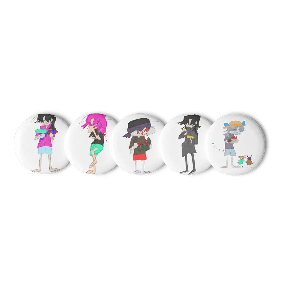 Moon Savers pin buttons July product image (4)