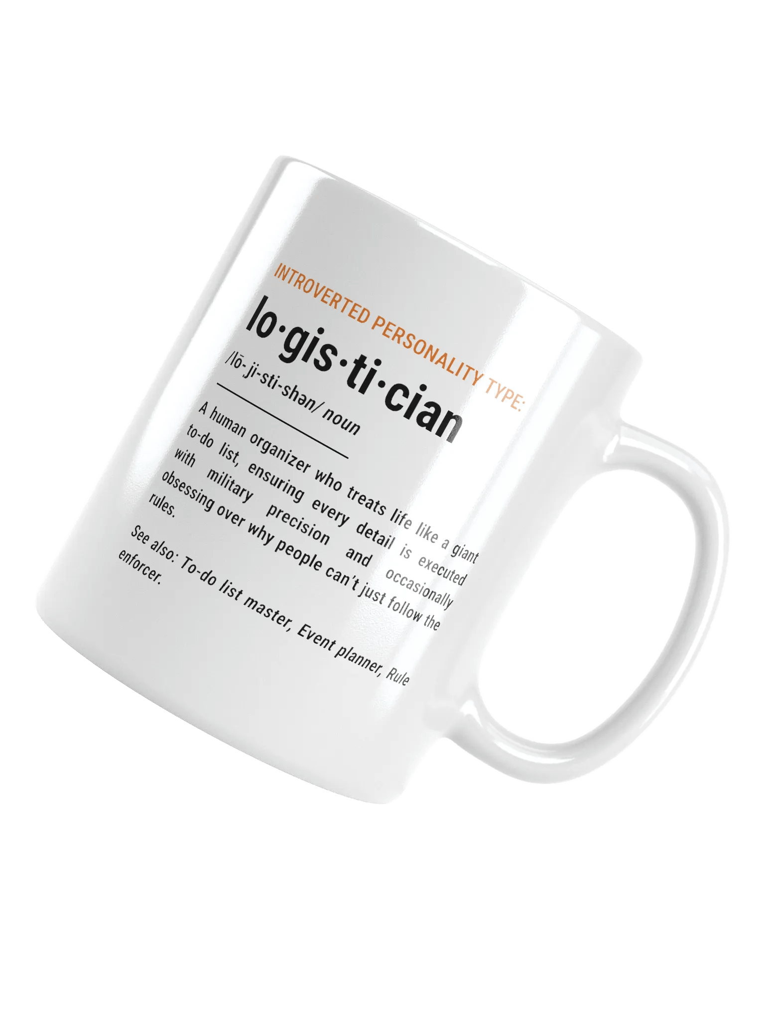 Introverted Personality Type: Logistician Mug product image (5)