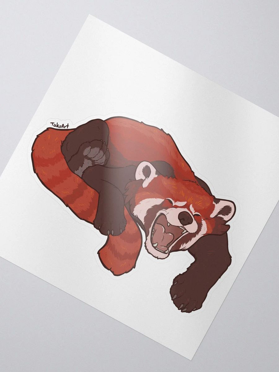 Sleepy Red Panda - Sticker product image (3)