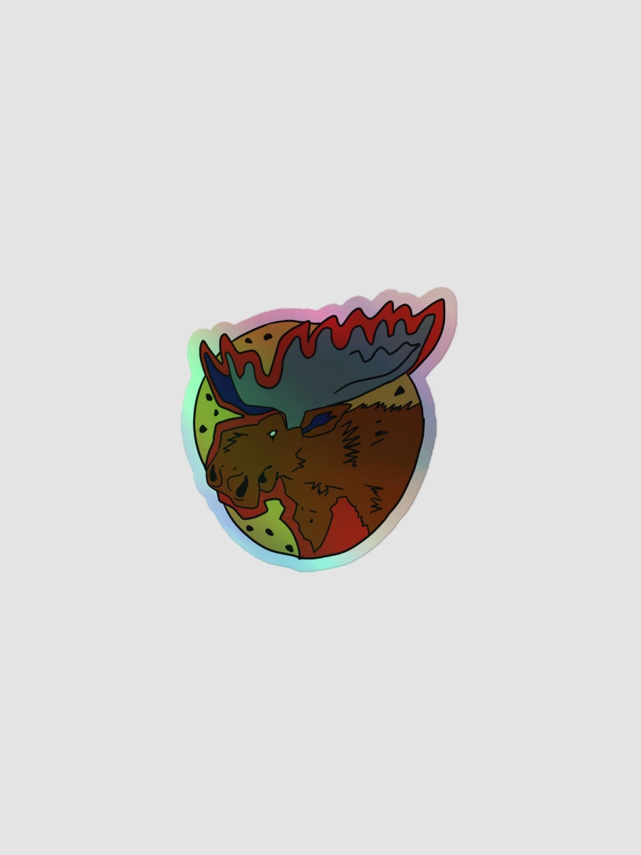 Vapormoose holographic stickers product image (2)