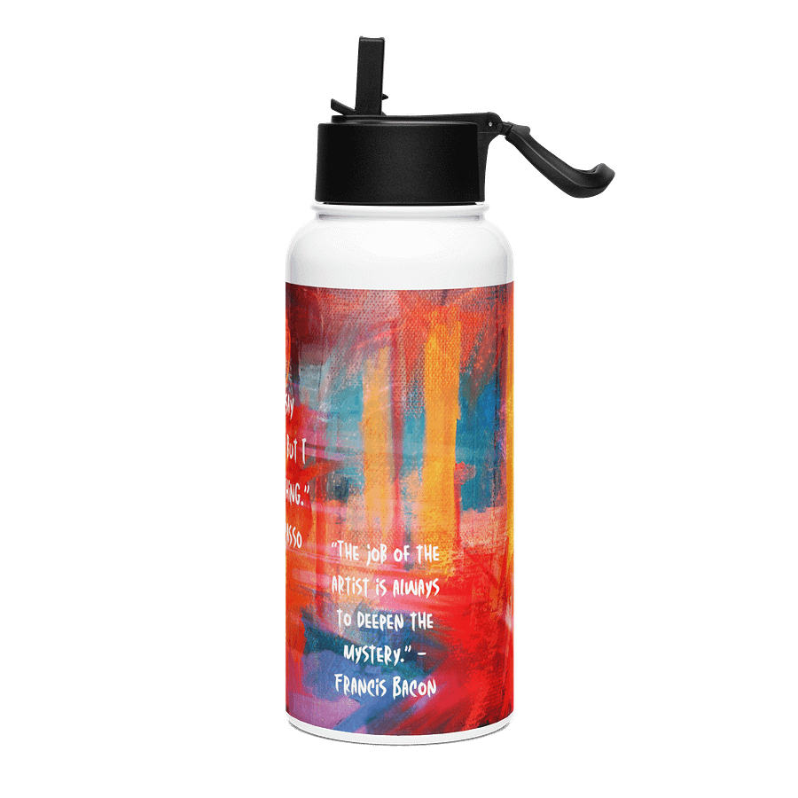 Artistic Quotes Stainless Steel Water Bottle gift for artist teachers moms dads friends product image (3)
