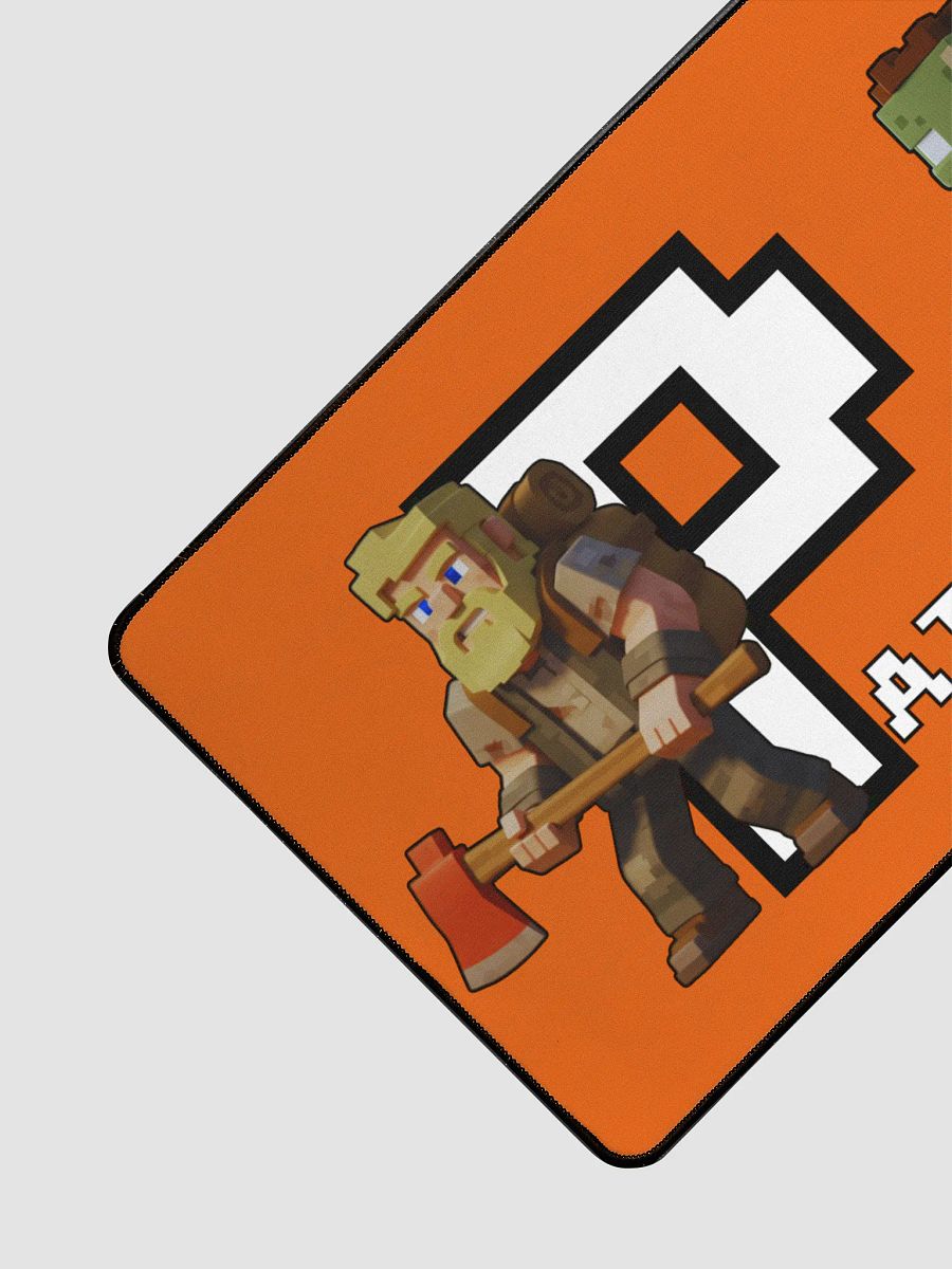 Patient PixelZ P Logo Desk Mat (Orange) product image (3)